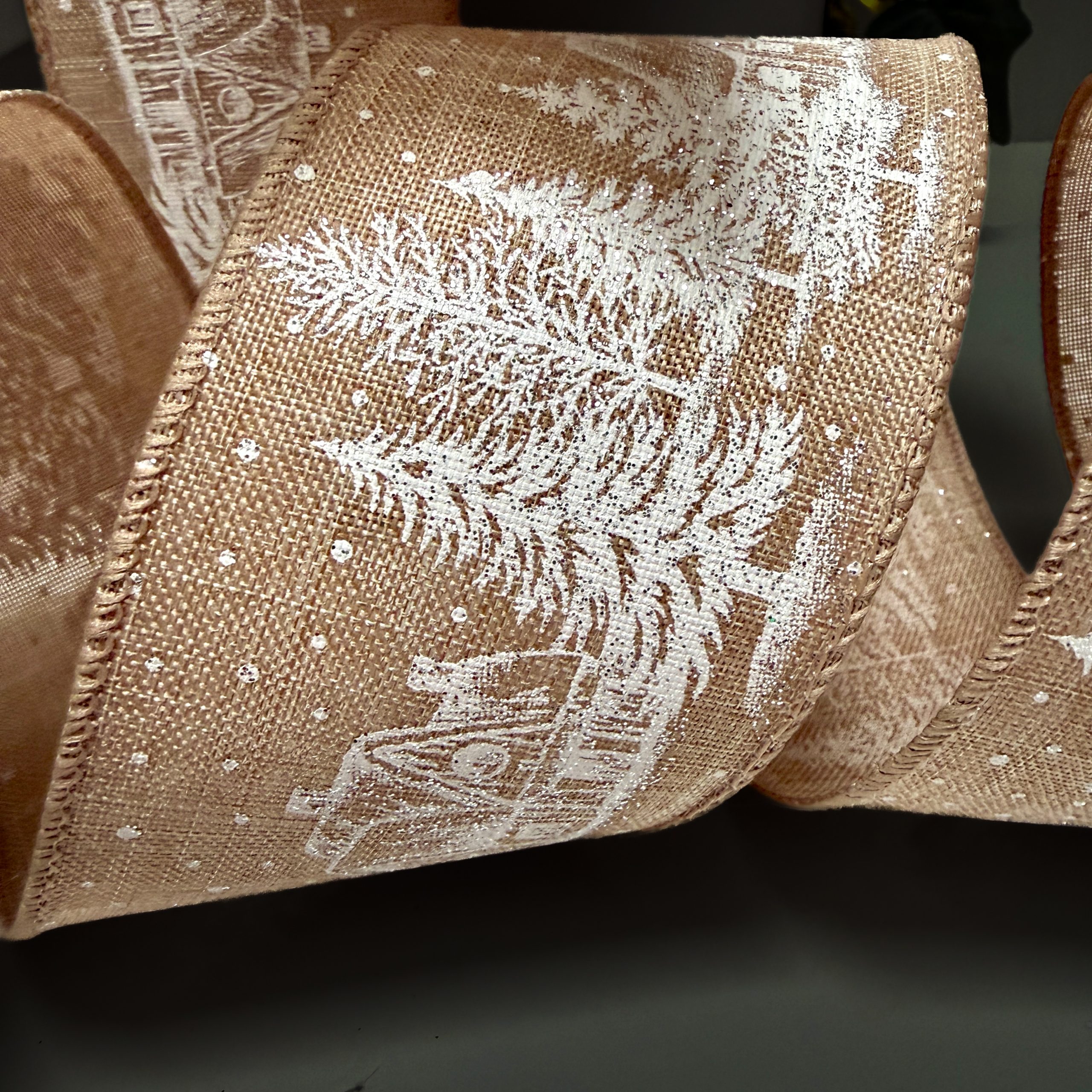 Christmas Ribbon Wire Edged 'Woods' - Image 3