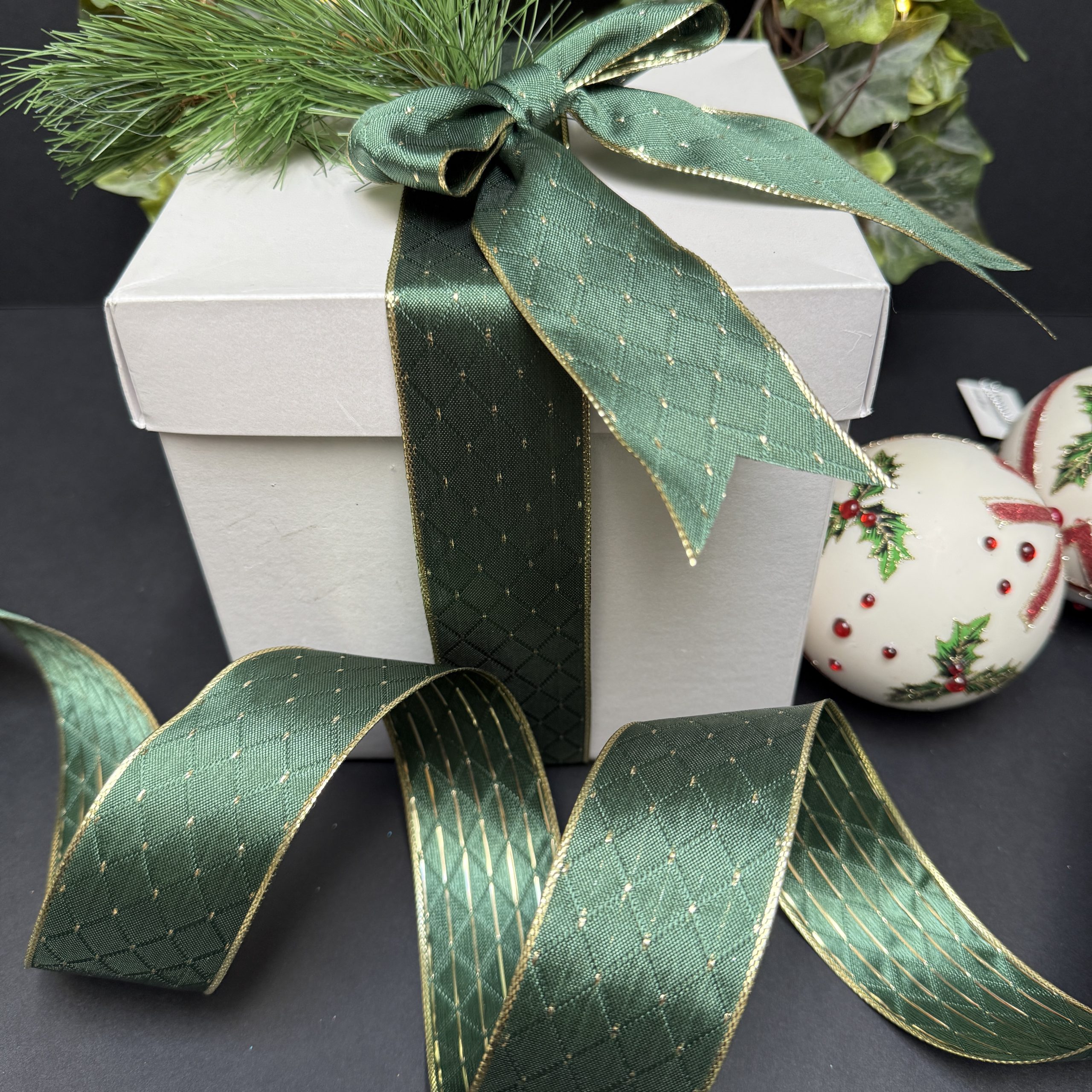 Christmas Ribbon Wire Edged 'Duke' - Image 2