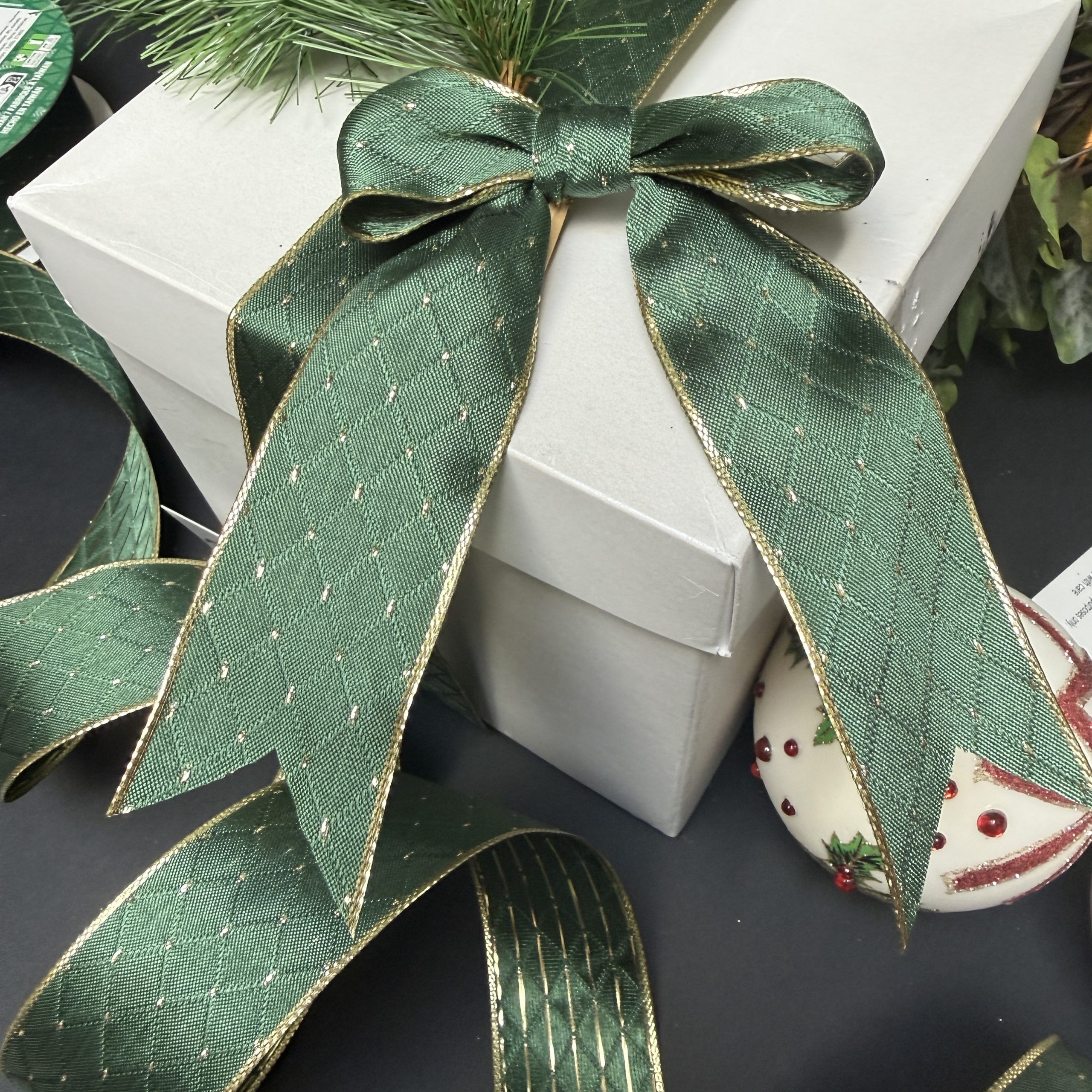 Christmas Ribbon Wire Edged 'Duke' - Image 3